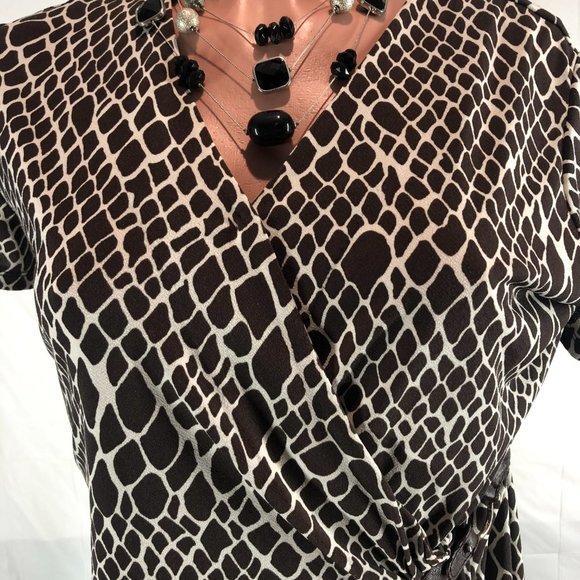 Charter Club -Animal Print- Women Dress-Size OX - Picture 7 of 11